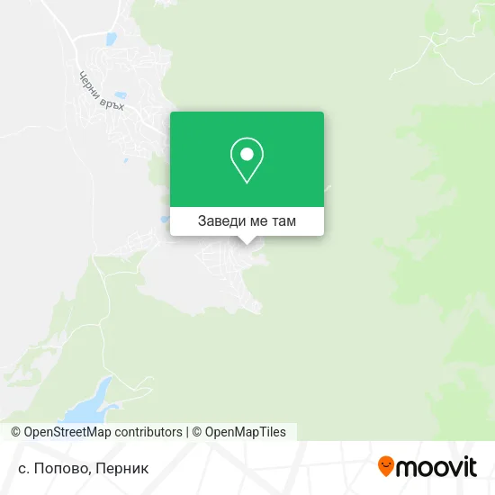 с. Попово карта