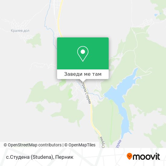 с.Студена (Studena) карта