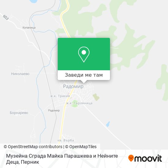 Музейна Сграда Майка Парашкева и Нейните Деца карта