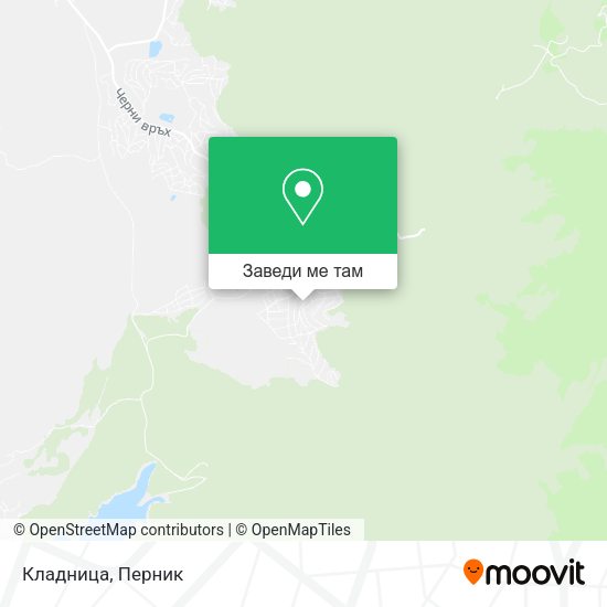 Кладница карта