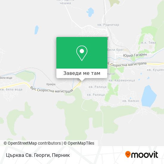 Църква Св. Георги карта