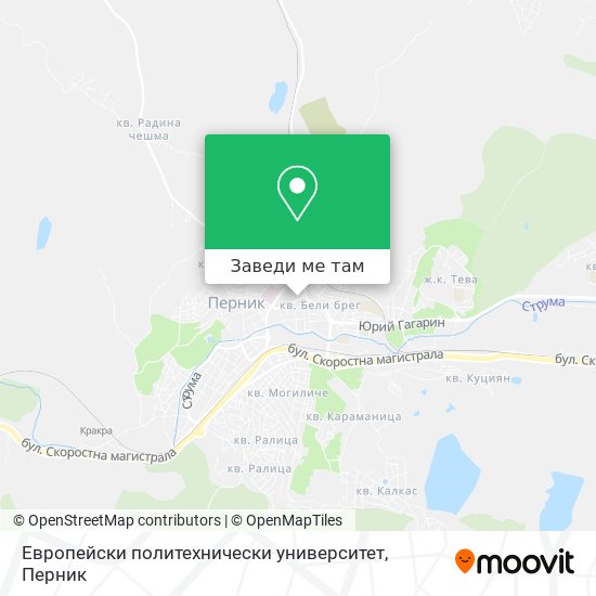 Европейски политехнически университет карта