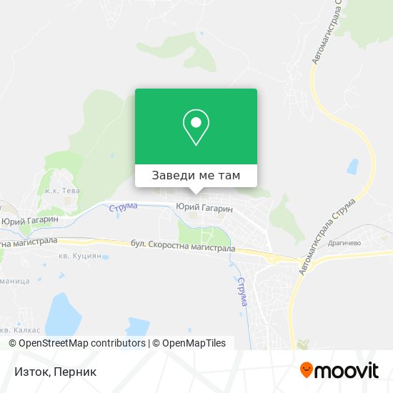 Изток карта
