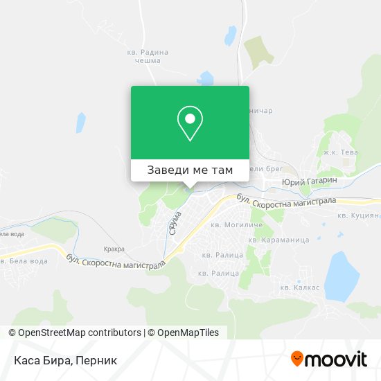 Каса Бира карта