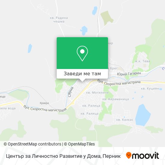 Център за Личностно Развитие у Дома карта