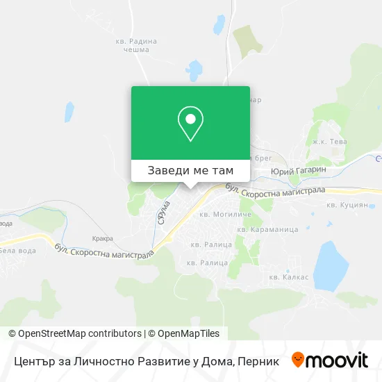 Център за Личностно Развитие у Дома карта