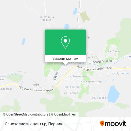 Санохолистик център карта