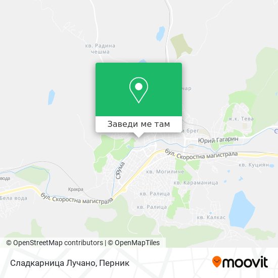 Сладкарница Лучано карта
