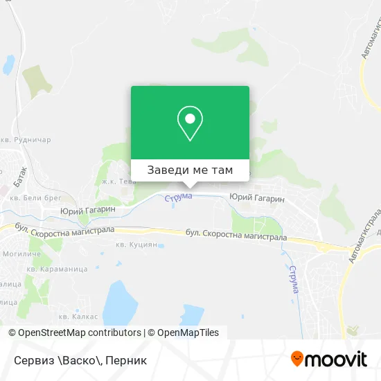 Сервиз \Васко\ карта