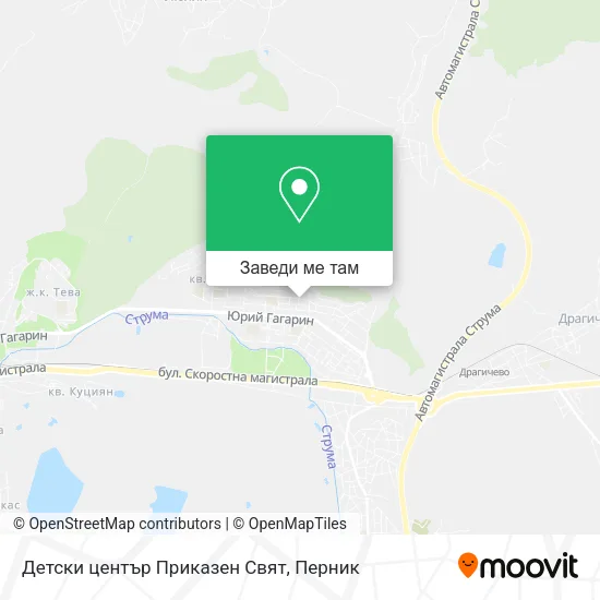 Детски център Приказен Свят карта