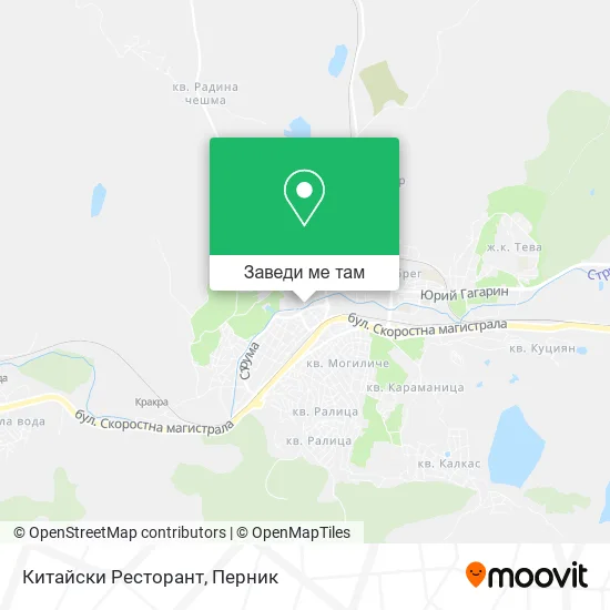 Китайски Ресторант карта