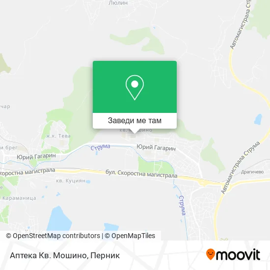 Аптека Кв. Мошино карта