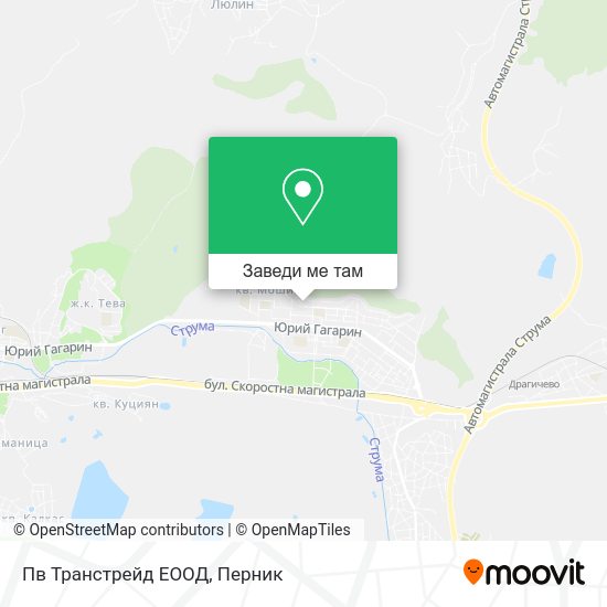 Пв Транстрейд ЕООД карта