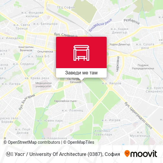 Ⓜ️🎓 Уасг / University Of Architecture (0387) карта