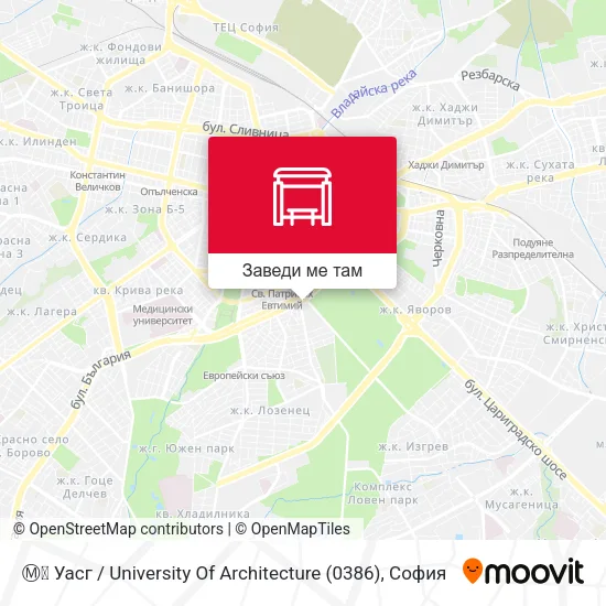 Ⓜ️🎓 Уасг / University Of Architecture (0386) карта