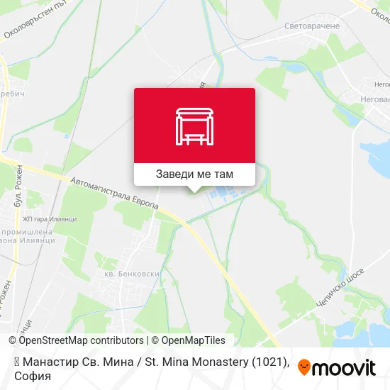⛪ Манастир Св. Мина / St. Mina Monastery (1021) карта