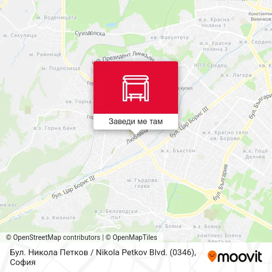 Бул. Никола Петков / Nikola Petkov Blvd. (0346) карта