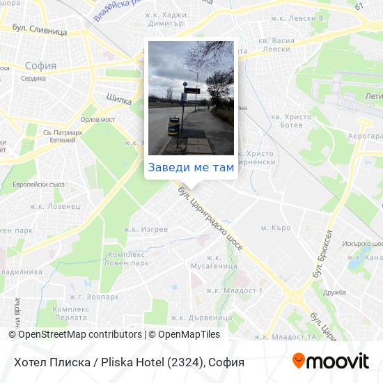 Хотел Плиска / Pliska Hotel (2324) карта