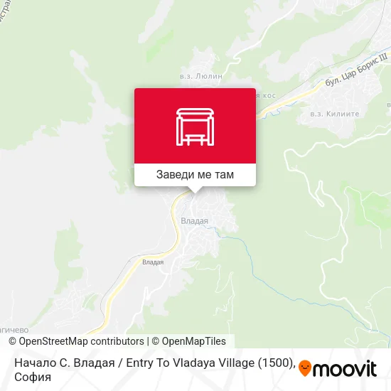 Начало С. Владая / Entry To Vladaya Village (1500) карта