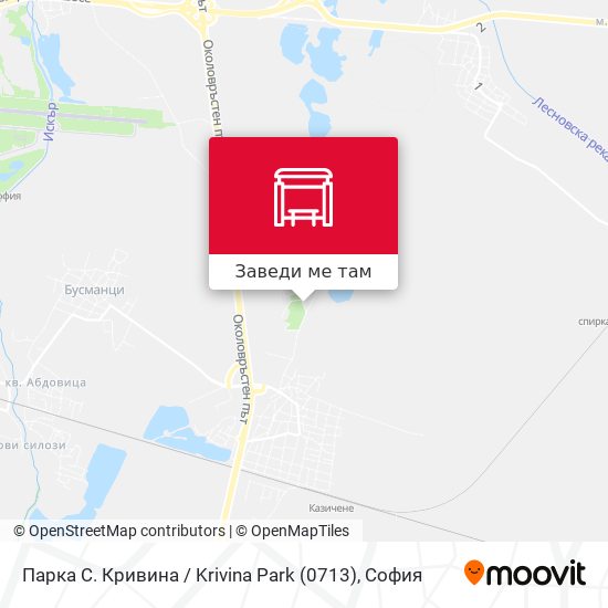 Парка С. Кривина / Krivina Park (0713) карта