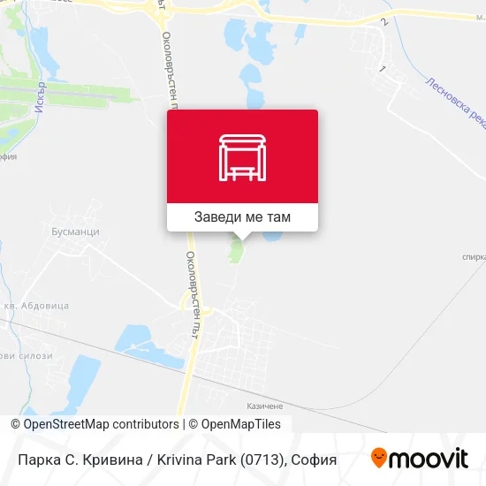 Парка С. Кривина / Krivina Park (0713) карта