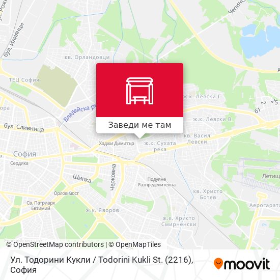 Ул. Тодорини Кукли / Todorini Kukli St. (2216) карта
