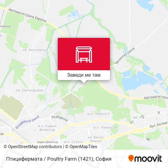 Птицефермата / Poultry Farm (1421) карта