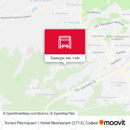 Хотел-Ресторант / Hotel-Restaurant (2713) карта