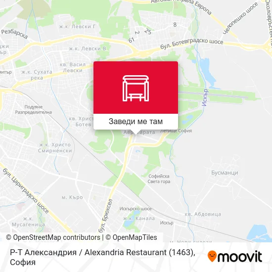 Р-Т Александрия / Alexandria Restaurant (1463) карта