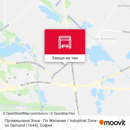 Промишлена Зона - По Желание / Industrial Zone - on Demand (1644) карта