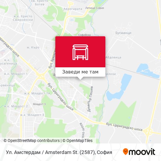 Ул. Амстердам / Amsterdam St. (2587) карта