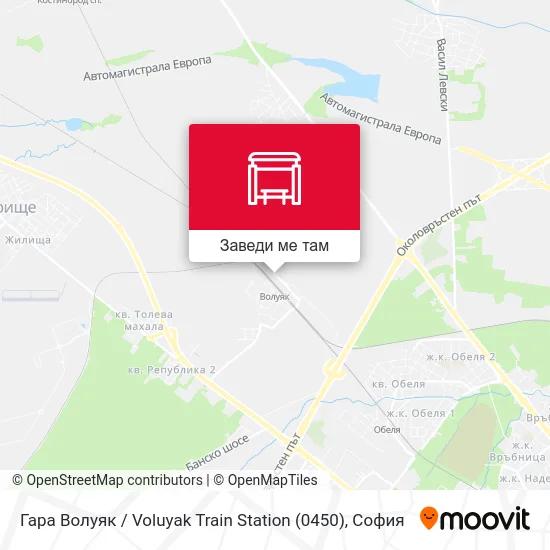 Гара Волуяк / Voluyak Train Station (0450) карта