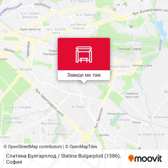 Слатина Булгарплод / Slatina Bulgarplod (1586) карта