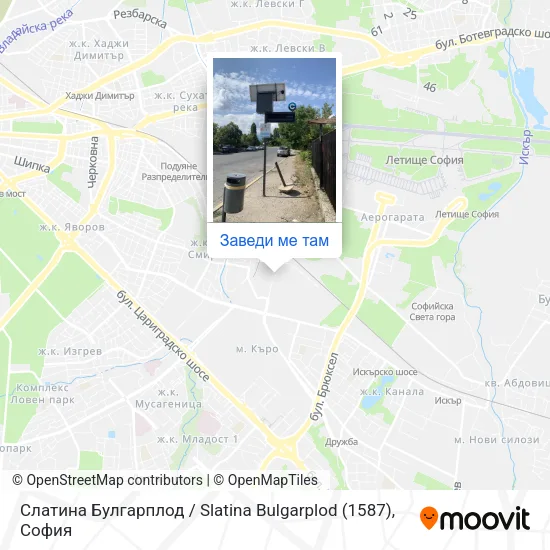 Слатина Булгарплод / Slatina Bulgarplod (1587) карта