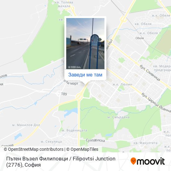 Пътен Възел Филиповци / Filipovtsi Junction (2776) карта