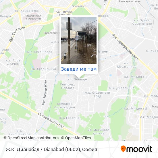 Ж.К. Дианабад / Dianabad (0602) карта