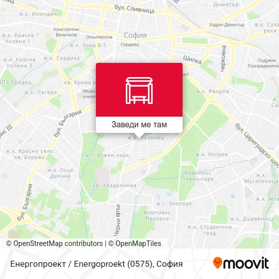 Енергопроект / Energoproekt (0575) карта