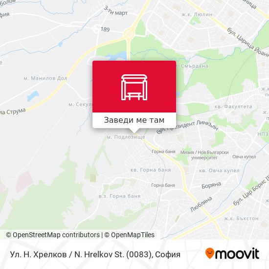Ул. Н. Хрелков / N. Hrelkov St. (0083) карта
