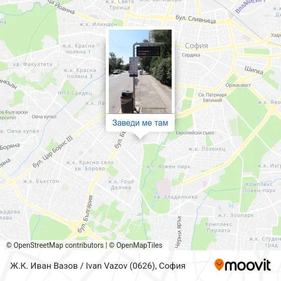 Ж.К. Иван Вазов / Ivan Vazov (0626) карта