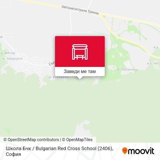 Школа Бчк / Bulgarian Red Cross School (2406) карта