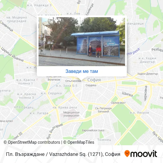 Пл. Възраждане / Vazrazhdane Sq. (1271) карта