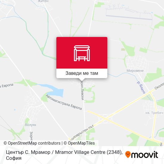 Център С. Мрамор / Mramor Village Centre (2348) карта