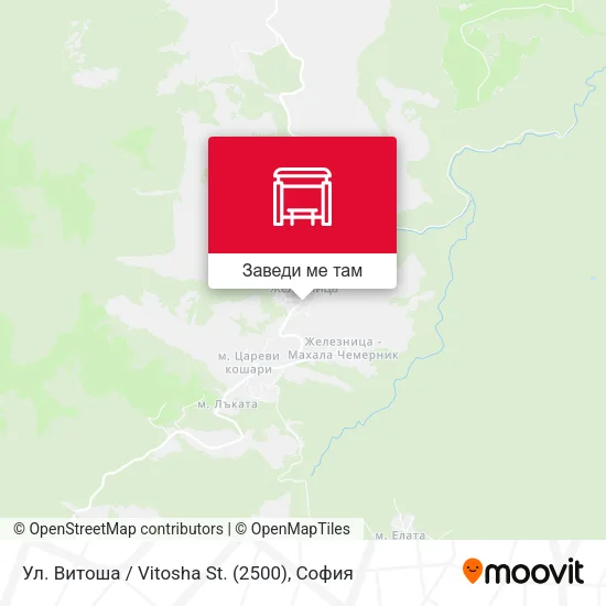 Ул. Витоша / Vitosha St. (2500) карта