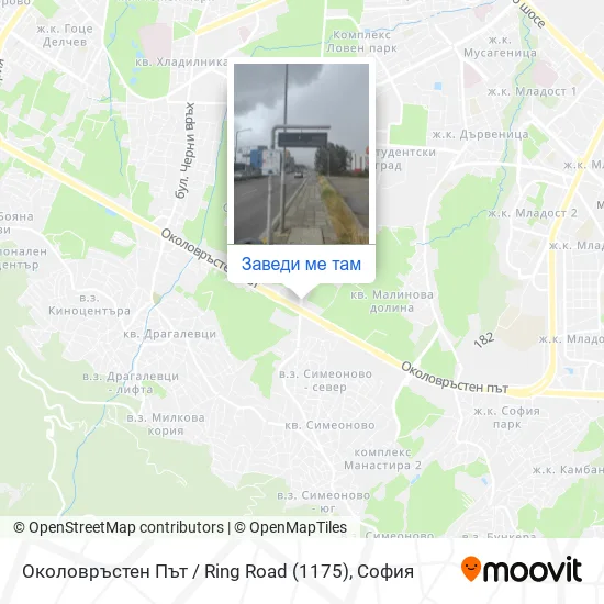Околовръстен Път / Ring Road (1175) карта