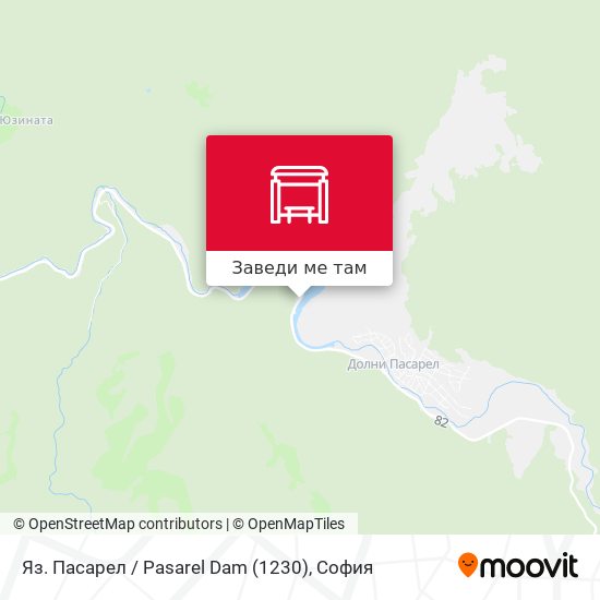 Яз. Пасарел / Pasarel Dam (1230) карта