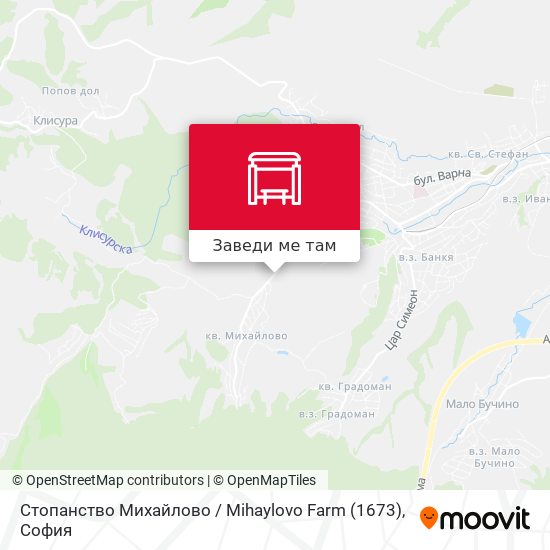Стопанство Михайлово / Mihaylovo Farm (1673) карта