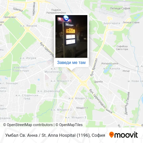 Умбал Св. Анна / St. Anna Hospital (1196) карта