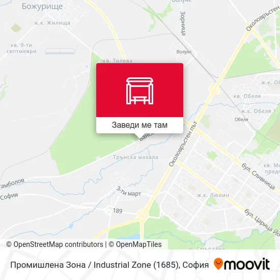 Промишлена Зона / Industrial Zone (1685) карта