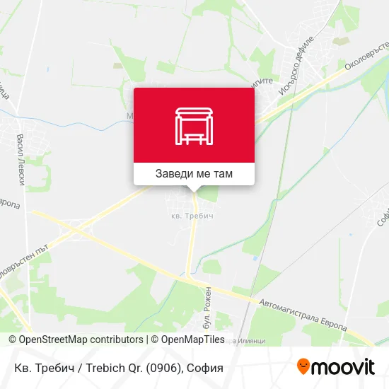 Кв. Требич / Trebich Qr. (0906) карта
