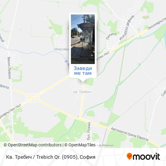 Кв. Требич / Trebich Qr. (0905) карта